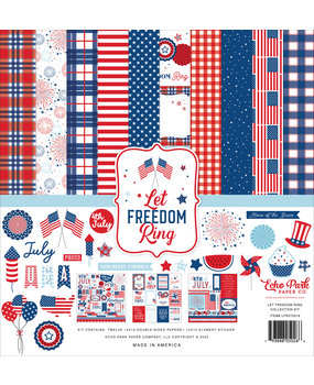 Echo Park Let Freedom Ring 12x12 Inch Collection Kit (LFR275016) Echo Park Let Freedom Ring 12x12 Inch Collection Kit (LFR275016)