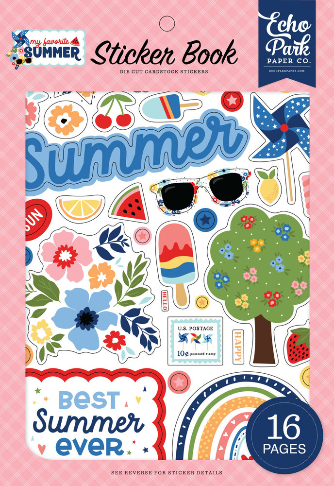 Echo Park My Favorite Summer Sticker Book (MYS273029) Echo Park My Favorite Summer Sticker Book (MYS273029)