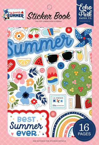 Echo Park My Favorite Summer Sticker Book (MYS273029) Echo Park My Favorite Summer Sticker Book (MYS273029)