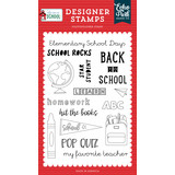 Echo Park First Day Of School School Rocks Clear Stamps (FDS276042)*