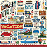 Carta Bella Road Trip 12x12 Inch Element Sticker (CBRT151014)