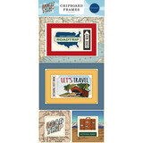 Carta Bella Road Trip 6x13 Inch Chipboard Frames (CBRT151065)