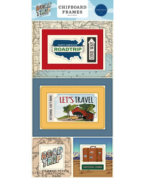 Carta Bella Road Trip 6x13 Inch Chipboard Frames (CBRT151065) Carta Bella Road Trip 6x13 Inch Chipboard Frames (CBRT151065)