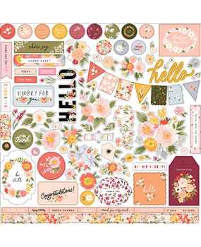 Carta Bella Flora No.5 12x12 Inch Element Sticker (CBFLON152014)