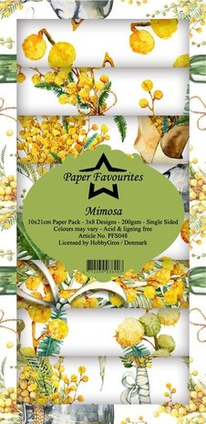 Paper Favourites Mimosa Slimline Paper Pack (PFS048)