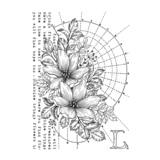 Crafty Individuals L is for Lily Unmounted Rubber Stamps (CI-599)