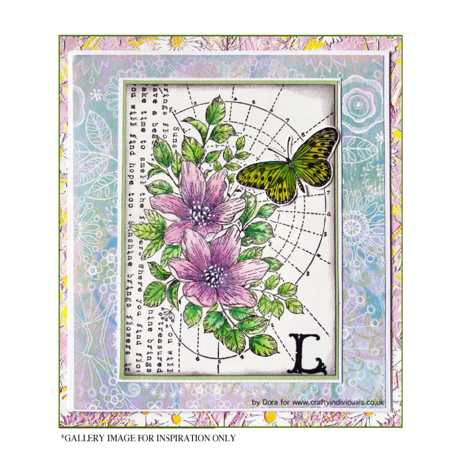 Crafty Individuals L is for Lily Unmounted Rubber Stamps (CI-599) Crafty Individuals L is for Lily Unmounted Rubber Stamps (CI-599)
