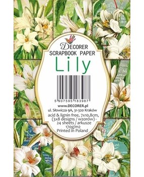 Decorer Lily Paper Pack (7x10,8cm) (DECOR-M102) Decorer Lily Paper Pack (7x10,8cm) (DECOR-M102)