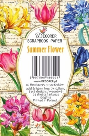 Decorer Summer Flower Paper Pack (7x10,8cm) (DECOR-M104)