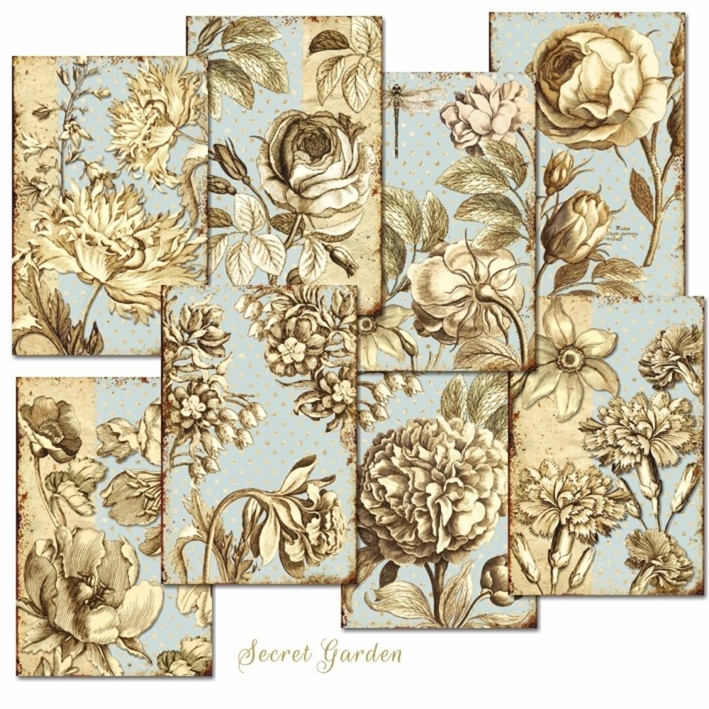 Decorer Secret Garden Paper Pack (7x10,8cm) (DECOR-M105)