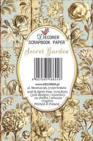 Decorer Secret Garden Paper Pack (7x10,8cm) (DECOR-M105)