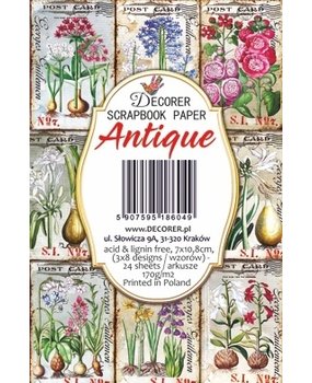 Decorer Antique Paper Pack (7x10,8cm) (DECOR-M108)