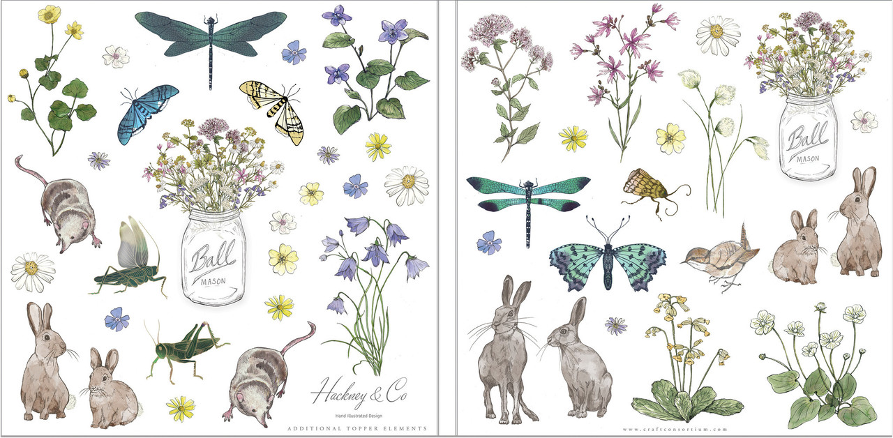 Craft Consortium Wildflower Meadow Special Edition 12x12 Inch Paper Pad (CCPPAD033) Craft Consortium Wildflower Meadow Special Edition 12x12 Inch Paper Pad (CCPPAD033)