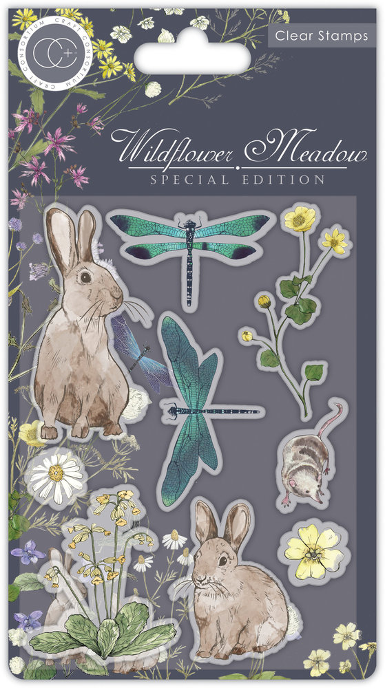 Craft Consortium Wildflower Meadow Special Edition Clear Stamps (CCSTMP076) Craft Consortium Wildflower Meadow Special Edition Clear Stamps (CCSTMP076)