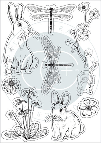 Craft Consortium Wildflower Meadow Special Edition Clear Stamps (CCSTMP076) Craft Consortium Wildflower Meadow Special Edition Clear Stamps (CCSTMP076)