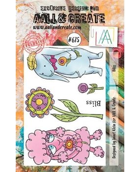 AALL and Create Clear Stamp Set A7 Bliss (AALL-TP-675)* AALL and Create Clear Stamp Set A7 Bliss (AALL-TP-675)*
