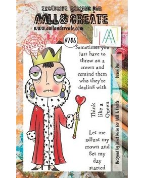 AALL and Create Clear Stamp Set A7 Queen Dee (AALL-TP-706) AALL and Create Clear Stamp Set A7 Queen Dee (AALL-TP-706)