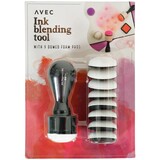 AVEC Ink Blending Tool + 9 Domed Foam Pads (3009458)