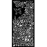Stamperia Garden of Promises Thick Stencil 12x25cm Bird (KSTDL59)