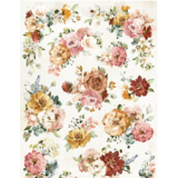 Stamperia Garden of Promises Flowers Texture Rice Paper A4 (DFSA4692)