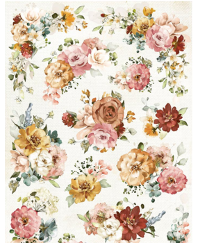 Stamperia Garden of Promises Flowers Texture Rice Paper A4 (DFSA4692) Stamperia Garden of Promises Flowers Texture Rice Paper A4 (DFSA4692)
