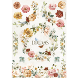 Stamperia Garden of Promises Dreams Rice Paper A4 (DFSA4693)