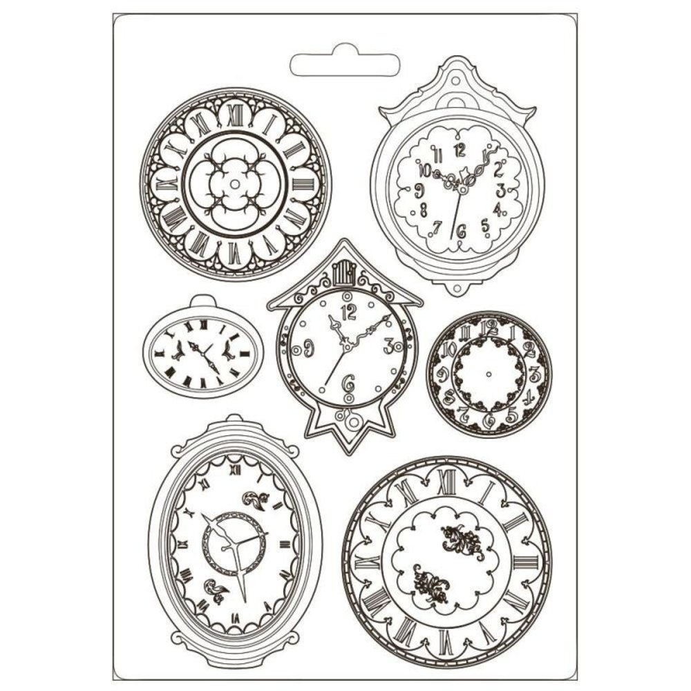 Stamperia Garden of Promises Soft Mould A4 Clocks (K3PTA4536) Stamperia Garden of Promises Soft Mould A4 Clocks (K3PTA4536)