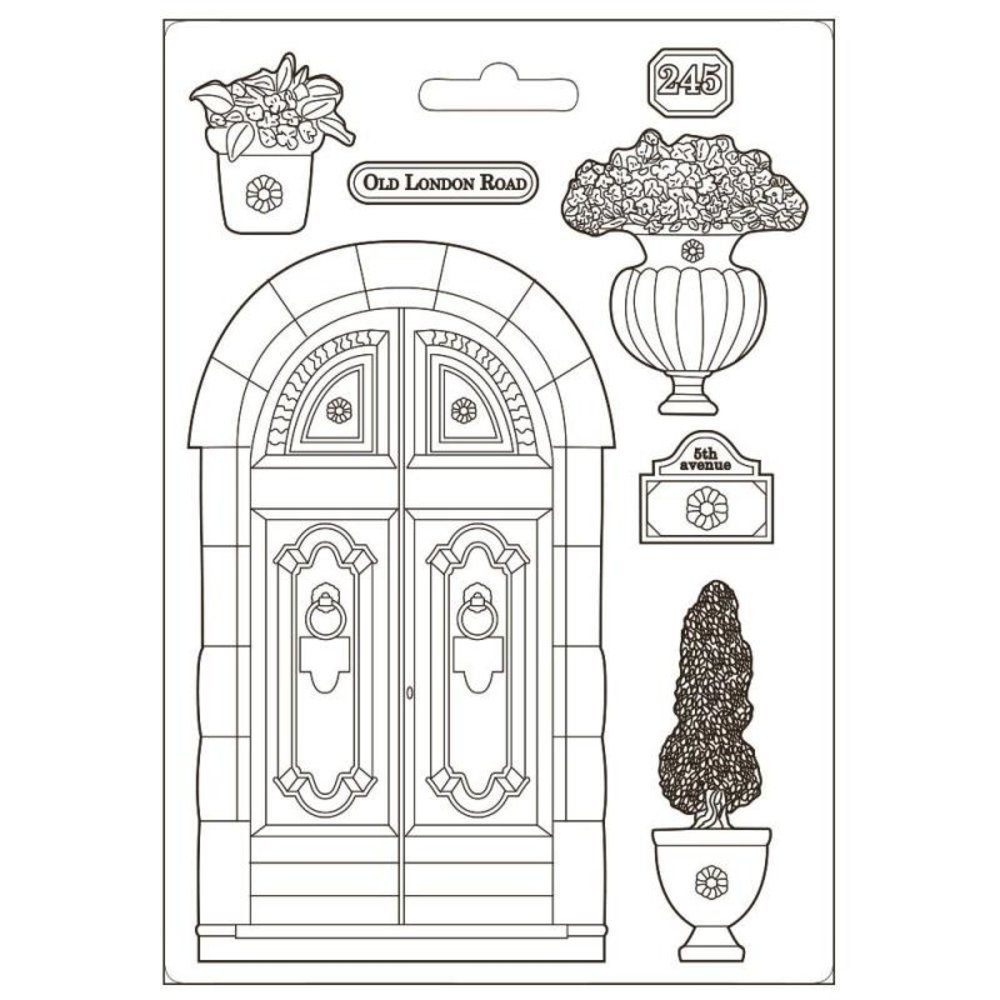 Stamperia Garden of Promises Soft Mould A5 Old London Road (K3PTA5620) Stamperia Garden of Promises Soft Mould A5 Old London Road (K3PTA5620)