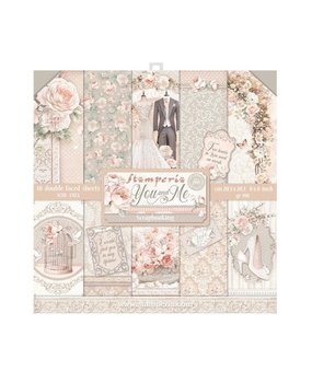 Stamperia You and Me 8x8 Inch Paper Pack (SBBS60) Stamperia You and Me 8x8 Inch Paper Pack (SBBS60)