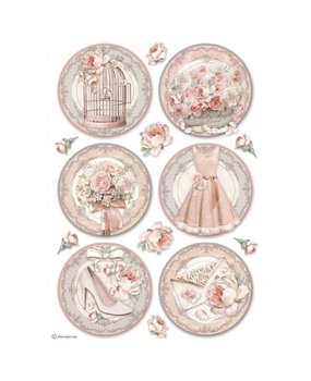 Stamperia You and Me Rounds Rice Paper A4 (DFSA4696) Stamperia You and Me Rounds Rice Paper A4 (DFSA4696)