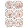 Stamperia You and Me Rounds Rice Paper A4 (DFSA4696) Stamperia You and Me Rounds Rice Paper A4 (DFSA4696)