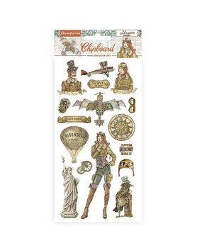 Stamperia Sir Vagabond Aviator Chipboard 15x30cm (DFLCB58)* Stamperia Sir Vagabond Aviator Chipboard 15x30cm (DFLCB58)*