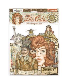 Stamperia Sir Vagabond Aviator Die Cuts (DFLDC61)