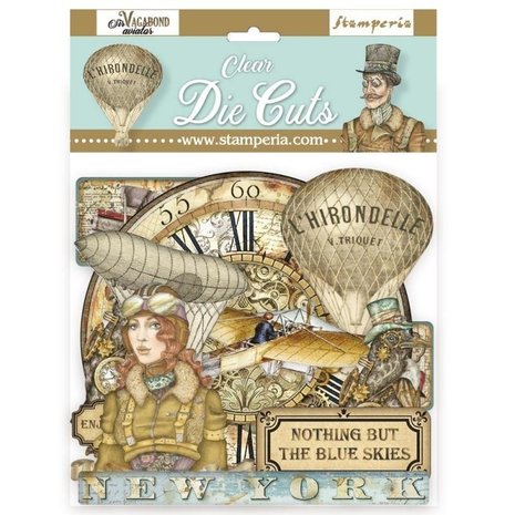 Stamperia Sir Vagabond Aviator Clear Die Cuts (DFLDCP27) Stamperia Sir Vagabond Aviator Clear Die Cuts (DFLDCP27)