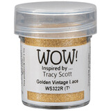 WOW! Golden Vintage Lace Embossing Powder (WS322R)
