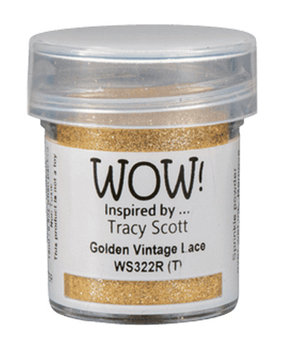 WOW! Golden Vintage Lace Embossing Powder (WS322R)
