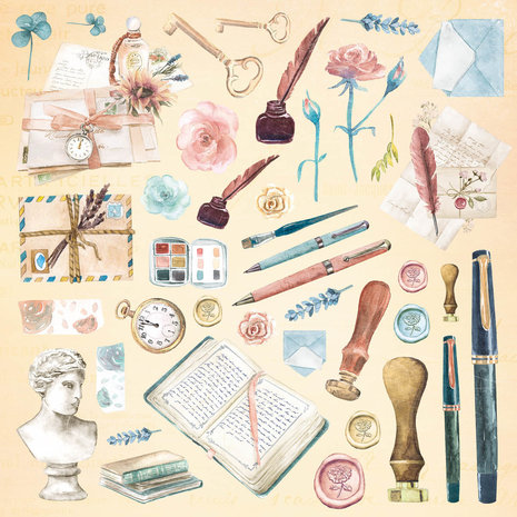 Studio Light Write Your Story 8x8 Inch Mixed Designs Paper Pad (JMA-WYS-PP35) Studio Light Write Your Story 8x8 Inch Mixed Designs Paper Pad (JMA-WYS-PP35)