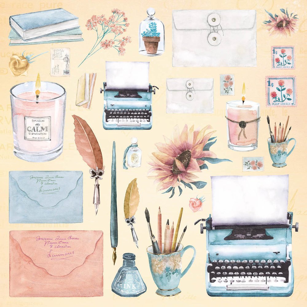 Studio Light Write Your Story 8x8 Inch Mixed Designs Paper Pad (JMA-WYS-PP35) Studio Light Write Your Story 8x8 Inch Mixed Designs Paper Pad (JMA-WYS-PP35)