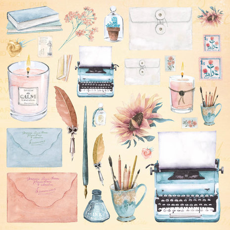 Studio Light Write Your Story 8x8 Inch Mixed Designs Paper Pad (JMA-WYS-PP35) Studio Light Write Your Story 8x8 Inch Mixed Designs Paper Pad (JMA-WYS-PP35)