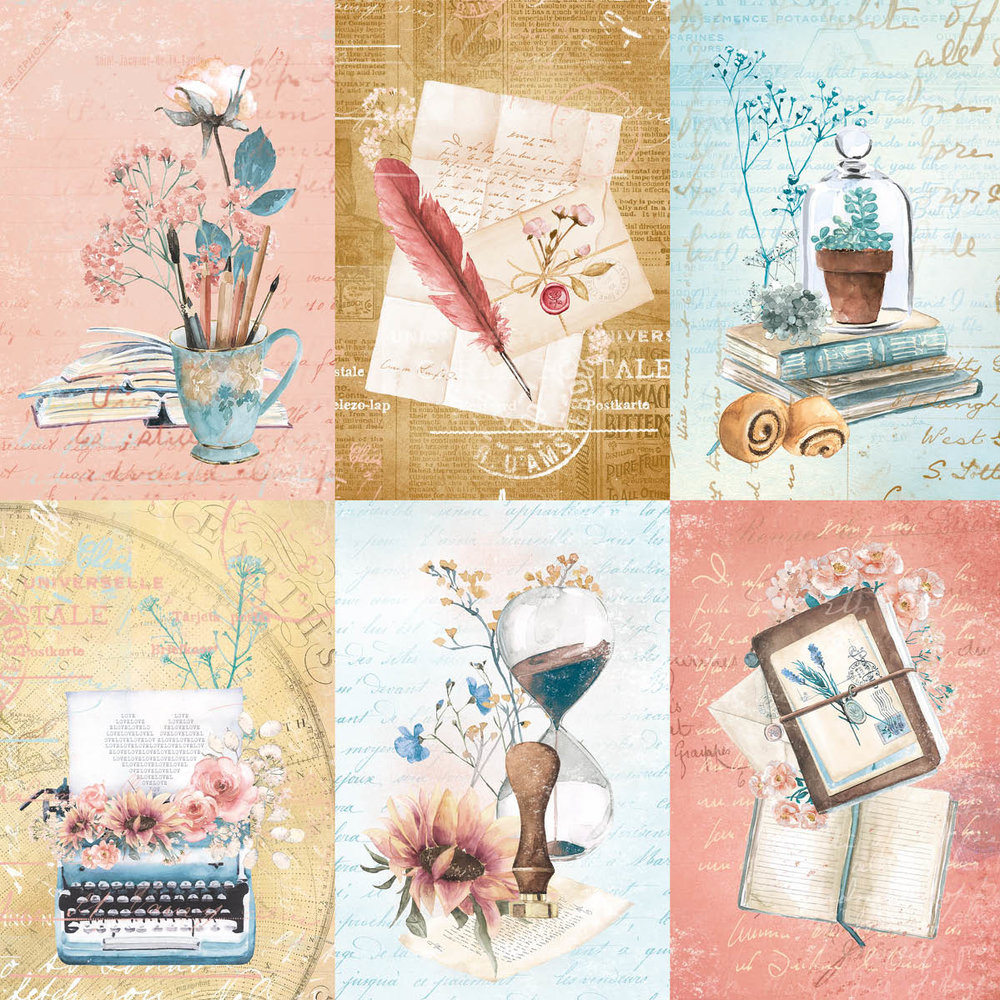 Studio Light Write Your Story 8x8 Inch Mixed Designs Paper Pad (JMA-WYS-PP35) Studio Light Write Your Story 8x8 Inch Mixed Designs Paper Pad (JMA-WYS-PP35)