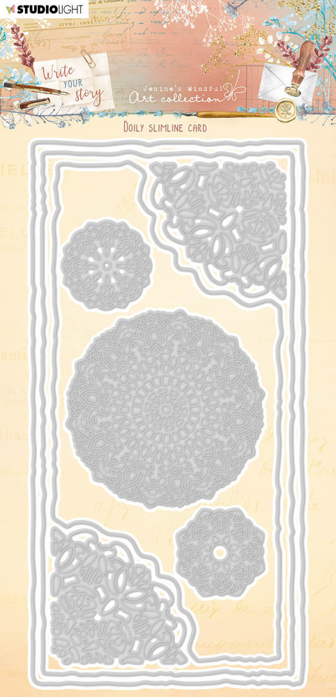 Studio Light Write Your Story Snijmal Slimline Doily (JMA-WYS-CD200) Studio Light Write Your Story Snijmal Slimline Doily (JMA-WYS-CD200)