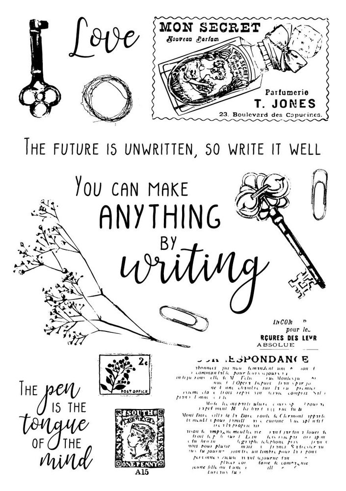 Studio Light Write Your Story Rub-on Transfers Decoration & Quote (JMA-WYS-RUB02) Studio Light Write Your Story Rub-on Transfers Decoration & Quote (JMA-WYS-RUB02)