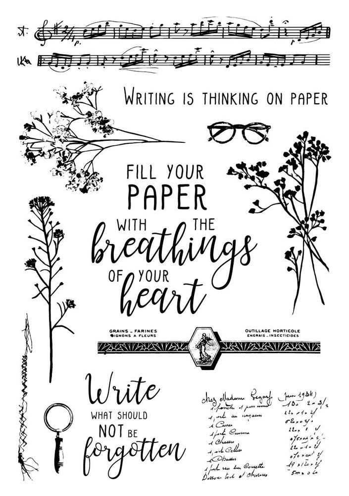 Studio Light Write Your Story Rub-on Transfers Decoration & Quote (JMA-WYS-RUB02) Studio Light Write Your Story Rub-on Transfers Decoration & Quote (JMA-WYS-RUB02)