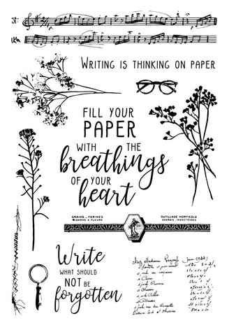 Studio Light Write Your Story Rub-on Transfers Decoration & Quote (JMA-WYS-RUB02) Studio Light Write Your Story Rub-on Transfers Decoration & Quote (JMA-WYS-RUB02)