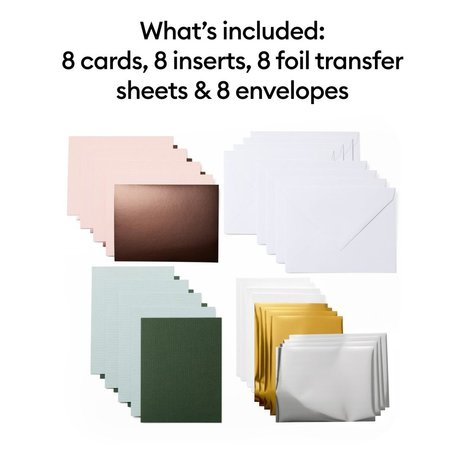 Cricut Foil Transfer Insert Cards Small Forest Grove Sampler (8pcs) (2009206) Cricut Foil Transfer Insert Cards Small Forest Grove Sampler (8pcs) (2009206)