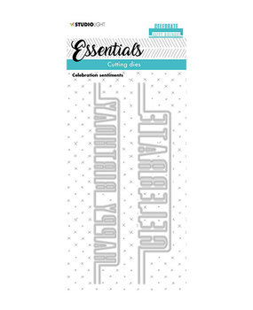 Studio Light Essentials Snijmal Celebration Sentiments (SL-ES-CD215)
