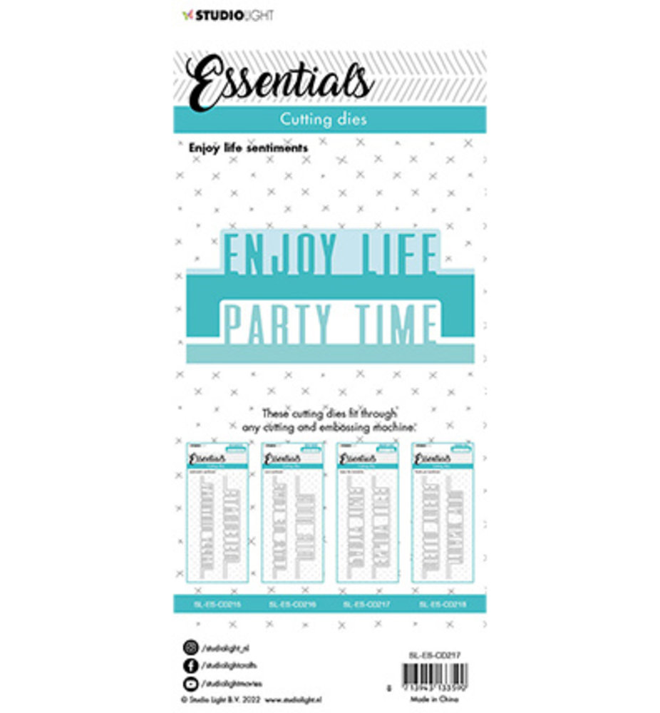 Studio Light Essentials Snijmal Enjoy Life Sentiments (SL-ES-CD217) Studio Light Essentials Snijmal Enjoy Life Sentiments (SL-ES-CD217)
