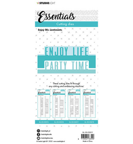 Studio Light Essentials Snijmal Enjoy Life Sentiments (SL-ES-CD217) Studio Light Essentials Snijmal Enjoy Life Sentiments (SL-ES-CD217)