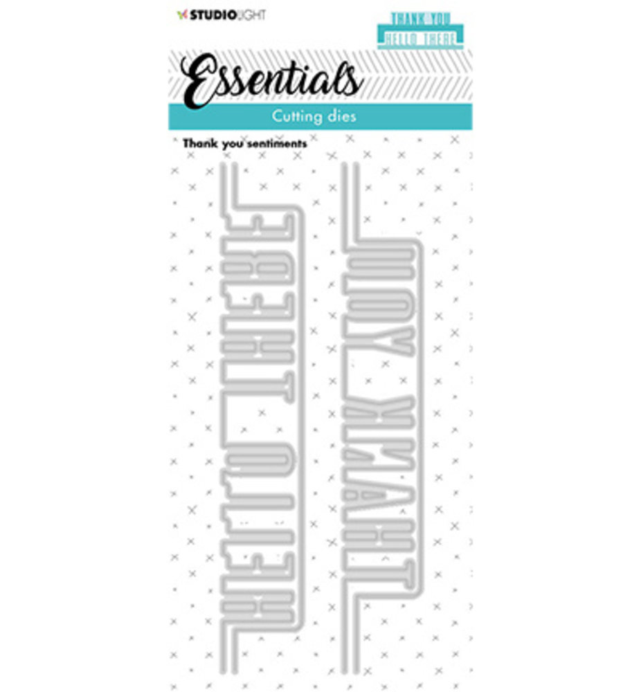 Studio Light Essentials Snijmal Thank You Sentiments (SL-ES-CD218)