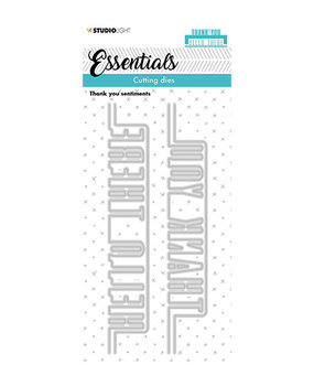 Studio Light Essentials Snijmal Thank You Sentiments (SL-ES-CD218)